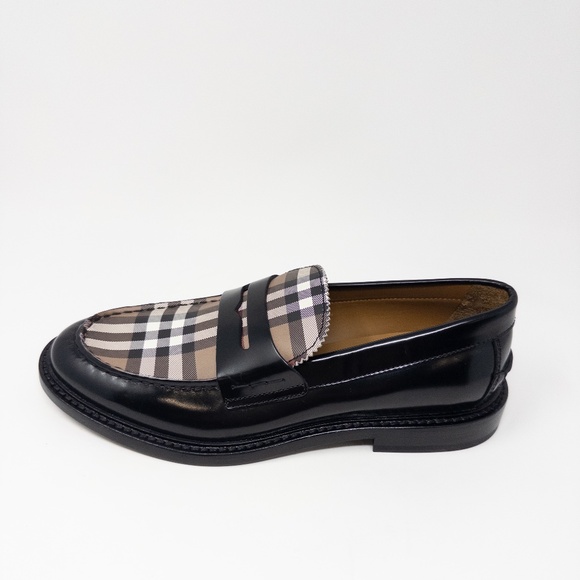 Burberry Other - Burberry Croftwood Check Penny Check Plaid Penny Loafer Men’s 41 EU 8 US
